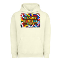 Pigment Pistachio hispanic heritage flags Urban Hoodie - BundleAndBundleShop