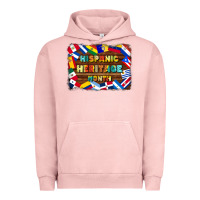 Pigment Salmon hispanic heritage flags Urban Hoodie - BundleAndBundleShop