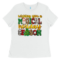 White wishing you a magical season Ladies Tee - AdoDesignShop