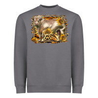 Storm western charolais bull Heavyweight Sweatshirt - LillyAllenDesigns