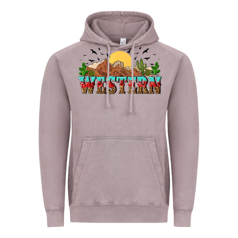 Western Vintage Hoodie by NancyCooperArtShop | Teevron