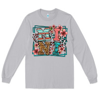 Moon Dust floral leopard frame mini Long Sleeve Tee - LillyAllenDesigns