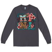 Smoke floral leopard frame mini Long Sleeve Tee - LillyAllenDesigns