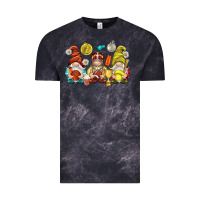 Cloud Black sports gnomies Vintage Tee - NancyCooperArtShop