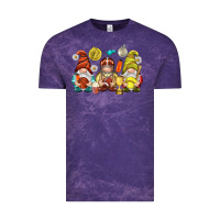 Cloud Purple sports gnomies Vintage Tee - NancyCooperArtShop
