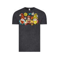 Vintage Black sports gnomies Vintage Tee - NancyCooperArtShop