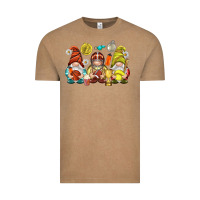 Vintage Coffee sports gnomies Vintage Tee - NancyCooperArtShop