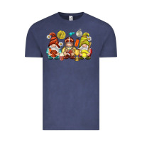 Vintage Denim sports gnomies Vintage Tee - NancyCooperArtShop