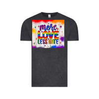 Vintage Black more love less hate tumbler Vintage Tee - JahusDesignShop