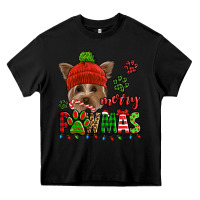 Black merry pawmas christmas yorkie Heavy Core Tee - Jasminsmagicworld