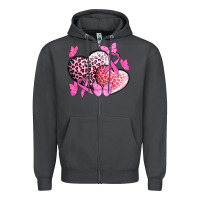 Smoke Cancer hearts Cancer Awaneress Zipper Hoodie - HowdyJamesFarm