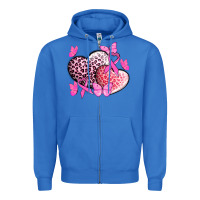 True Royal Cancer hearts Cancer Awaneress Zipper Hoodie - HowdyJamesFarm