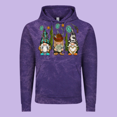 Western Gnomies Vintage Hoodie Designed By Nancycooperartshop