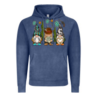 Vintage Denim western gnomies Vintage Hoodie - NancyCooperArtShop