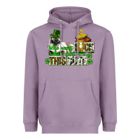 Lavender St. Patrick's cat who needs luck when you are this Heavyweight Hoodie - CowGirlArtShop