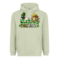 Matcha St. Patrick's cat who needs luck when you are this Heavyweight Hoodie - CowGirlArtShop
