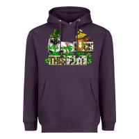 Plum St. Patrick's cat who needs luck when you are this Heavyweight Hoodie - CowGirlArtShop