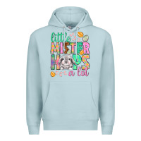 Blue Mist Little mister hops a lot Easter Day Premium Hoodie - HowdyJamesFarm