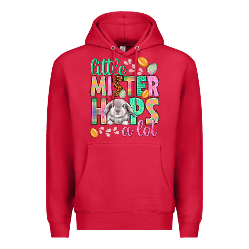 Little Mister Hops A Lot Easter Day Premium Hoodie by HowdyJamesFarm | Teevron