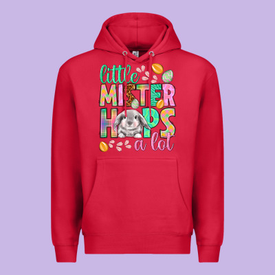 Little Mister Hops A Lot Easter Day Premium Hoodie Designed By Howdyjamesfarm