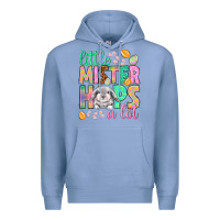 Colony Blue Little mister hops a lot Easter Day Premium Hoodie - HowdyJamesFarm