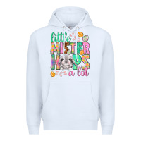 White Little mister hops a lot Easter Day Premium Hoodie - HowdyJamesFarm