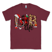 Burgundy lab life christmas Classic Tee - MaliasSmallBusiness