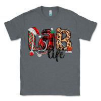 Charcoal Heather lab life christmas Classic Tee - MaliasSmallBusiness