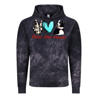 Cloud Black Peace Love Aussie Vintage Hoodie - Jasminsmagicworld