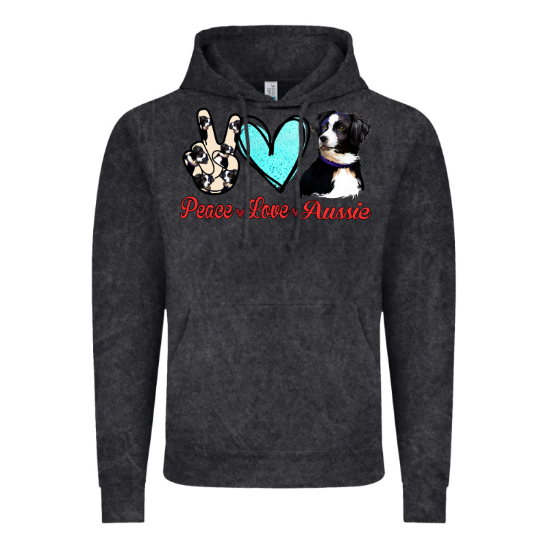 Peace Love Aussie Vintage Hoodie by Jasminsmagicworld | Teevron