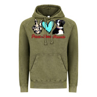 Vintage Olive Peace Love Aussie Vintage Hoodie - Jasminsmagicworld
