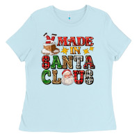 Baby Blue made in santa claus ado Ladies Tee - AdoDesignShop