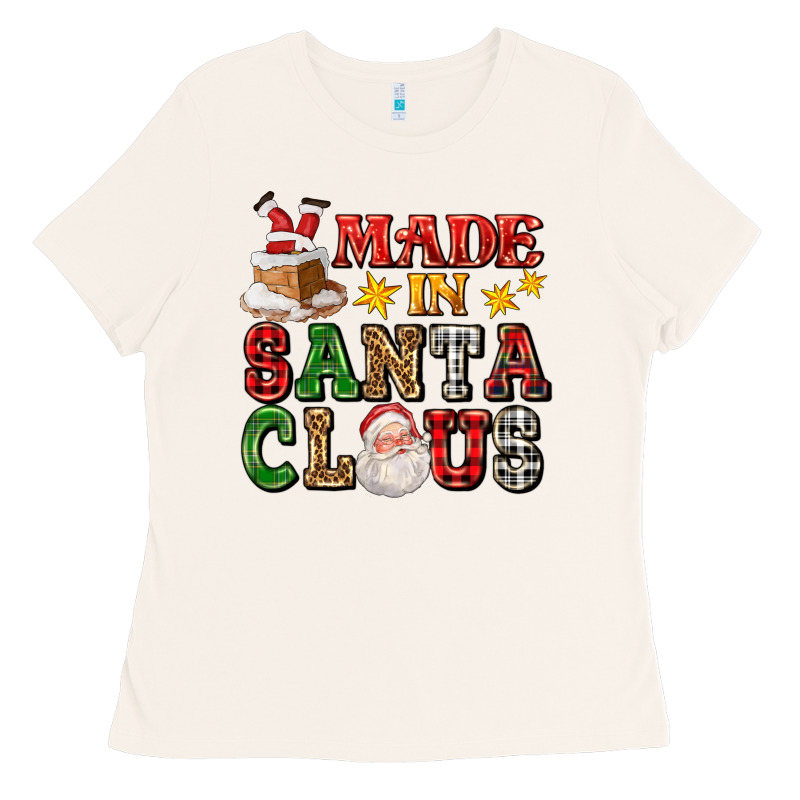 Made In Santa Claus Ado Ladies Tee by AdoDesignShop | Teevron