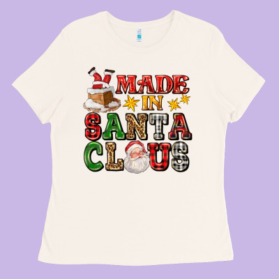 Made In Santa Claus Ado Ladies Tee Designed By Adodesignshop