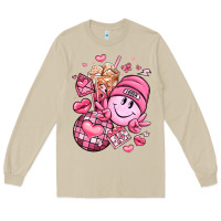 Mushroom retro valentines day Long Sleeve Tee - LillyAllenDesigns