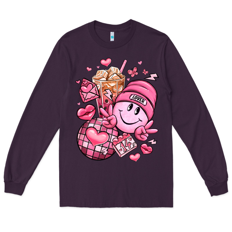 Retro Valentines Day Long Sleeve Tee by LillyAllenDesigns | Teevron