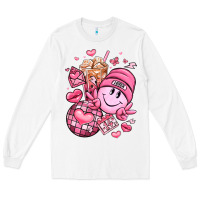 White retro valentines day Long Sleeve Tee - LillyAllenDesigns