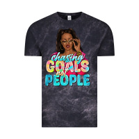 Cloud Black chasing goals not people Vintage Tee - NancyCooperArtShop