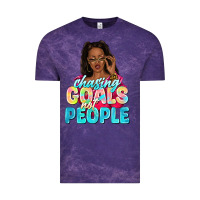 Cloud Purple chasing goals not people Vintage Tee - NancyCooperArtShop