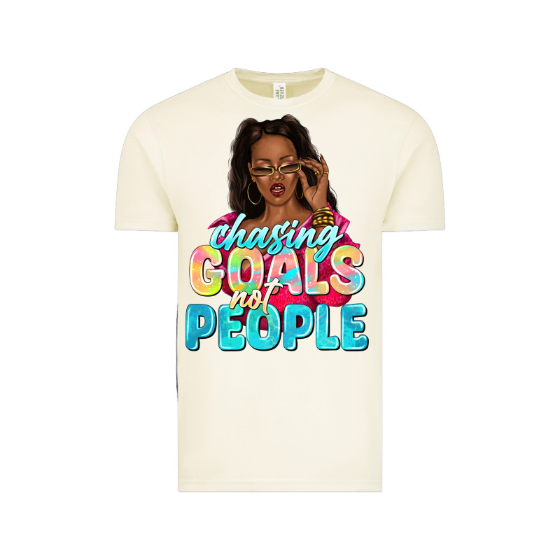 Chasing Goals Not People Vintage Tee by NancyCooperArtShop | Teevron