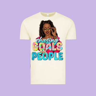 Chasing Goals Not People Vintage Tee Designed By Nancycooperartshop