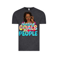 Vintage Black chasing goals not people Vintage Tee - NancyCooperArtShop