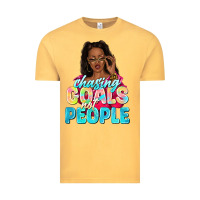 Vintage Mustard chasing goals not people Vintage Tee - NancyCooperArtShop