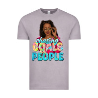 Vintage Zinc chasing goals not people Vintage Tee - NancyCooperArtShop