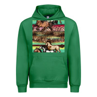 Emerald horses seamless pattern Urban Hoodie - BundleAndBundleShop