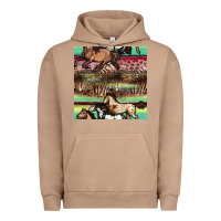 Pigment Burro horses seamless pattern Urban Hoodie - BundleAndBundleShop