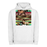 Pigment Lunar Rock horses seamless pattern Urban Hoodie - BundleAndBundleShop