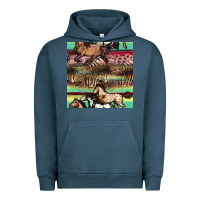 Pigment Midnight Navy horses seamless pattern Urban Hoodie - BundleAndBundleShop