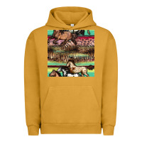Pigment Peanut Butter horses seamless pattern Urban Hoodie - BundleAndBundleShop