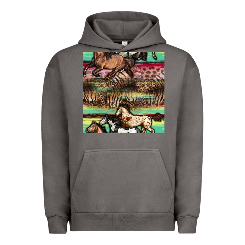 Horses Seamless Pattern Urban Hoodie by BundleAndBundleShop | Teevron